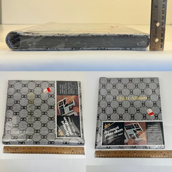 Vtg Sealed Alco Dry Mount Photo Album 20 Sheets 40 Pages Magic Cling Transparent - Picture 3 of 10